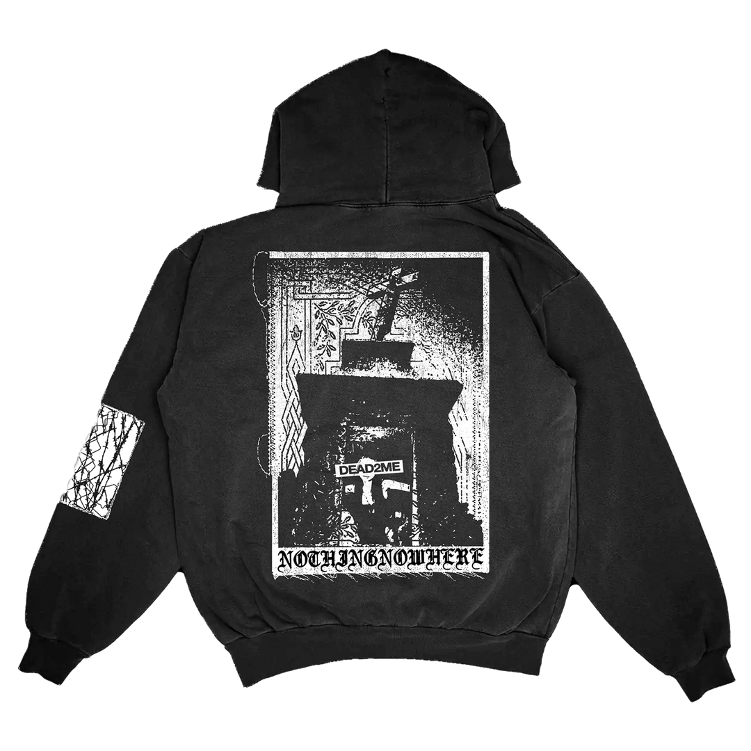 Custom DEADTOME Patch Zip Hoodie