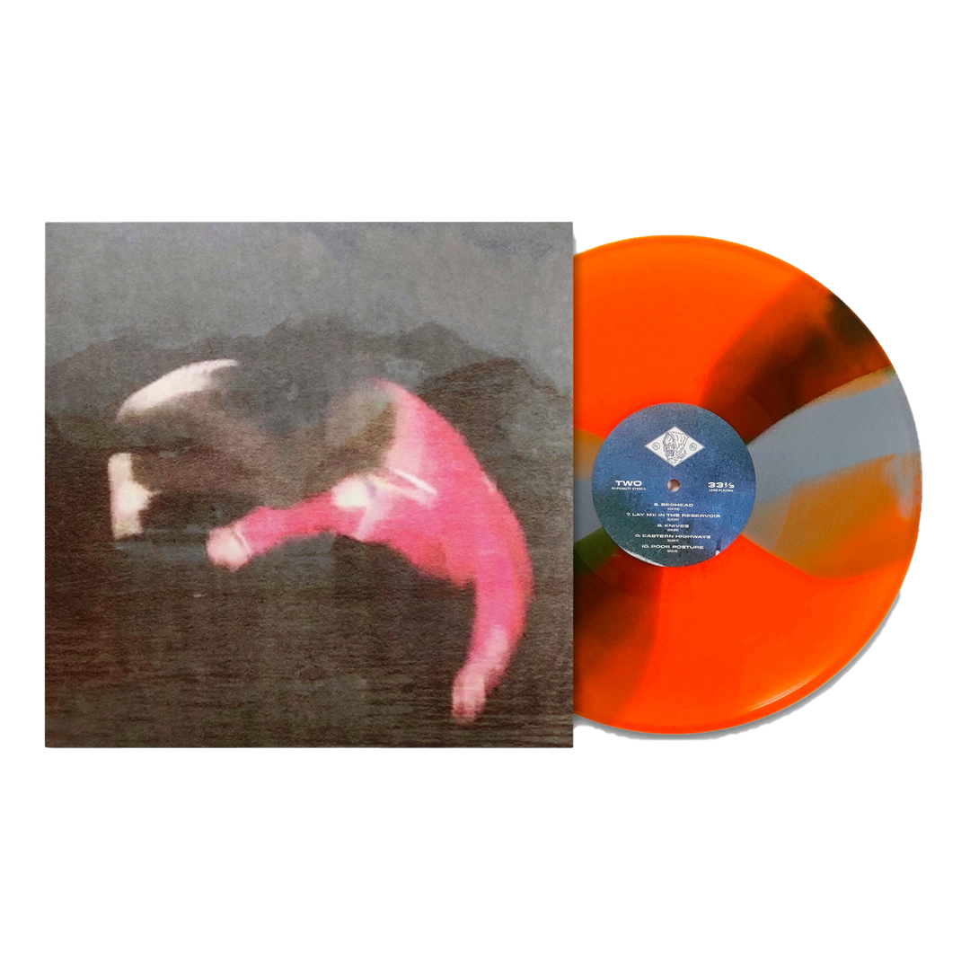 nothing, nowhere LP Neon Orange, Dark Green, and Silver Twister